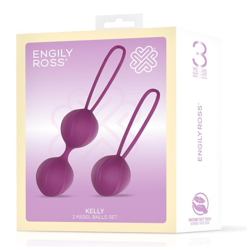 Kelly Bolas Kegel Silicona Pupura