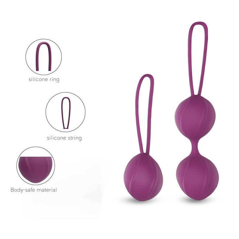 Kelly Bolas Kegel Silicona Pupura