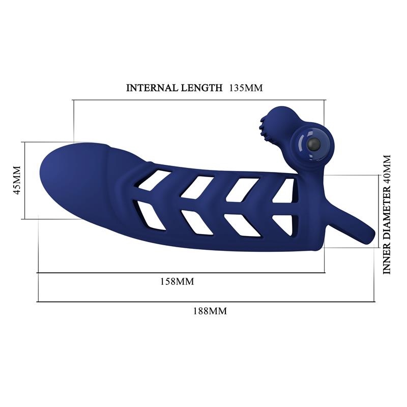 Funda para el Pene con Vibracion