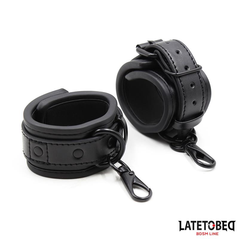 Esposas Neopreno Ajustables Negro