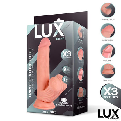 Bernd Dildo Triple Densidad con Testiculos Oscilantes 92