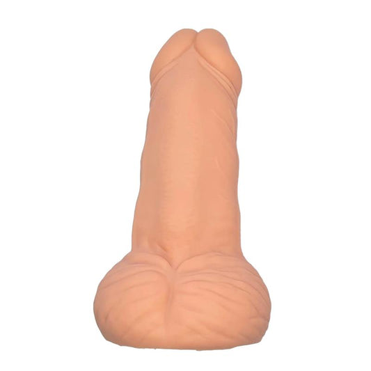 Pene con Testiculos Antiestres Goma