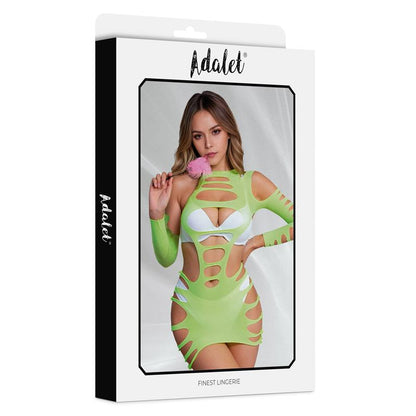 Willow Vestido Hollow out Amarillo Talla unica