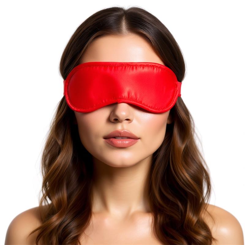 Antifaz de Saten Rojo