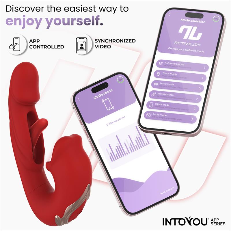 Mouty Vibrador Funcion Mordisqueo y Flipping con App