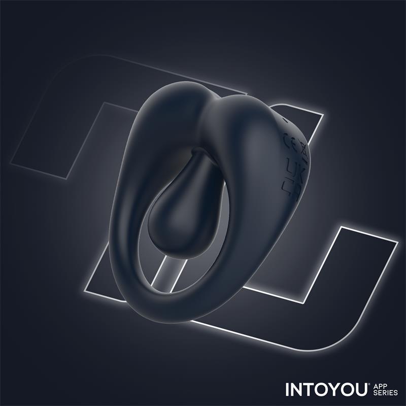 Kenny Anillo Vibrador con Estimulador de Clitoris y APP Azul Noche