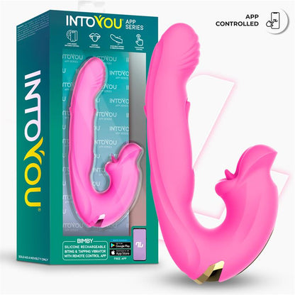 Bimby Vibrador con Mordisqueo y Lengua Doble Tapping con APP