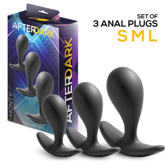 Monty Set de 3 Plugs Anales