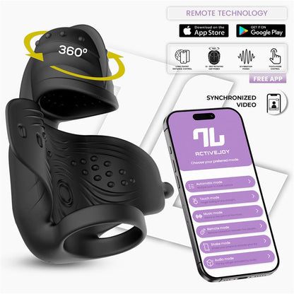 Zonte Masturbador con Rotacion y Vibracion con App