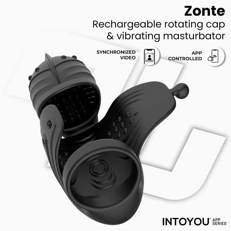 Zonte Masturbador con Rotacion y Vibracion con App