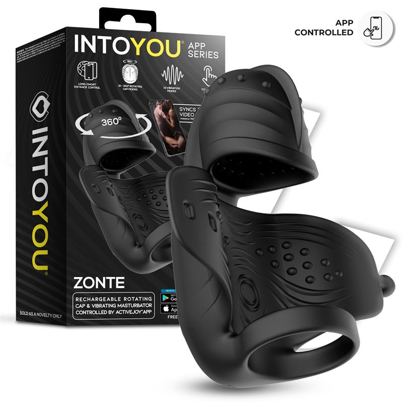 Zonte Masturbador con Rotacion y Vibracion con App