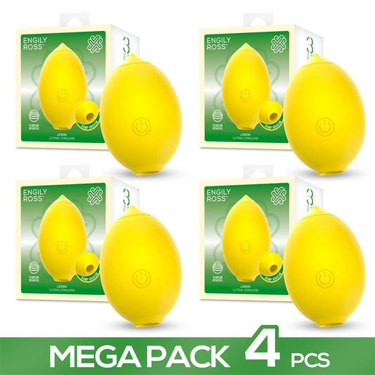 Pack de 4 Lemon Estimulador de Clitoris con Succion