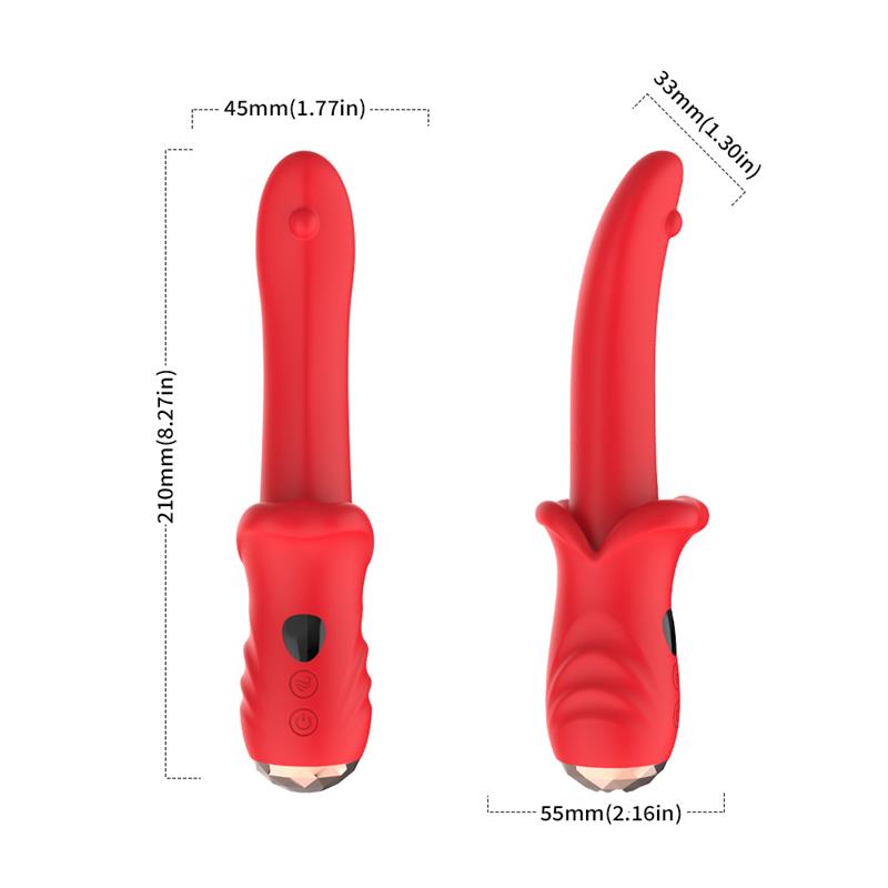 Vibrador Punto G con Pantalla Digital