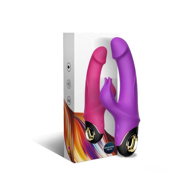 Vibrador con Rotacion 360º Purpura
