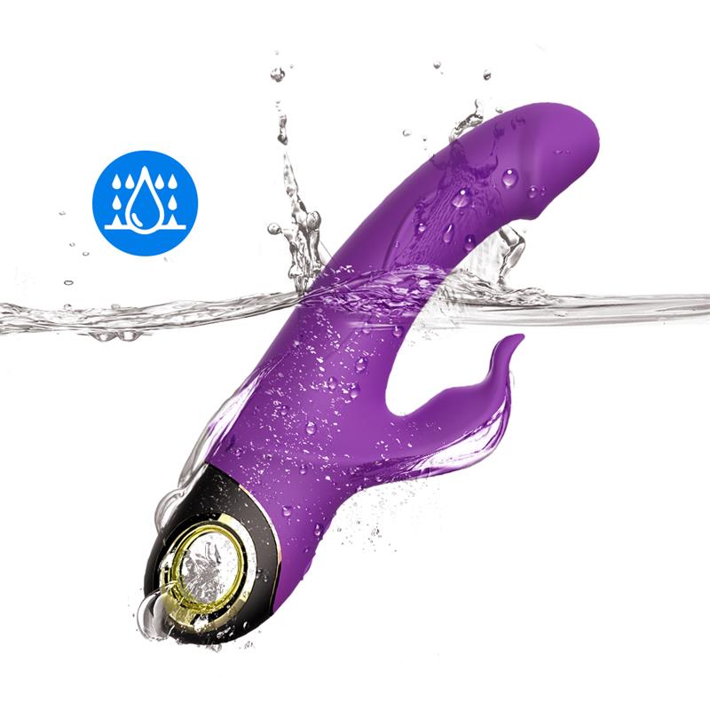 Vibrador con Rotacion 360º Purpura