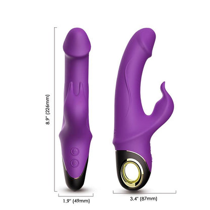 Vibrador con Rotacion 360º Purpura