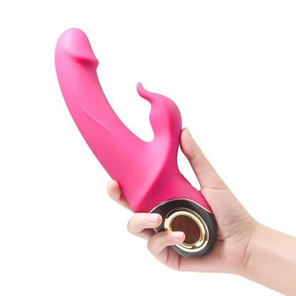 Vibrador con Rotacion 360º Rosa