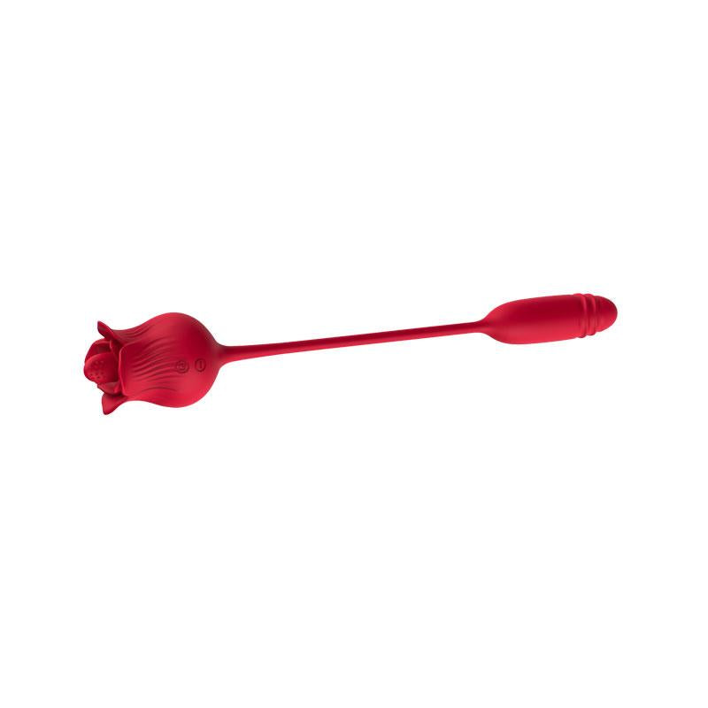 Rosa Vibradora con Licking y Thrusting USB