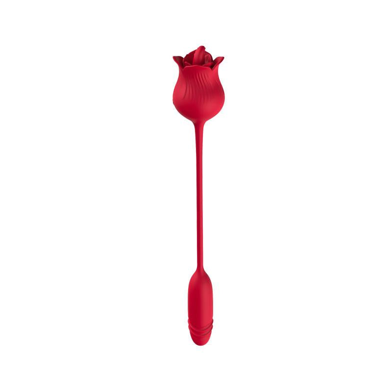 Rosa Vibradora con Licking y Thrusting USB