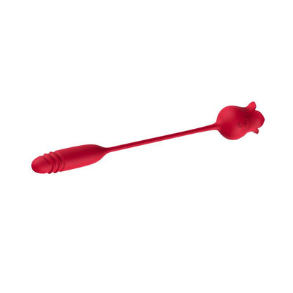 Rosa Vibradora con Licking y Thrusting USB