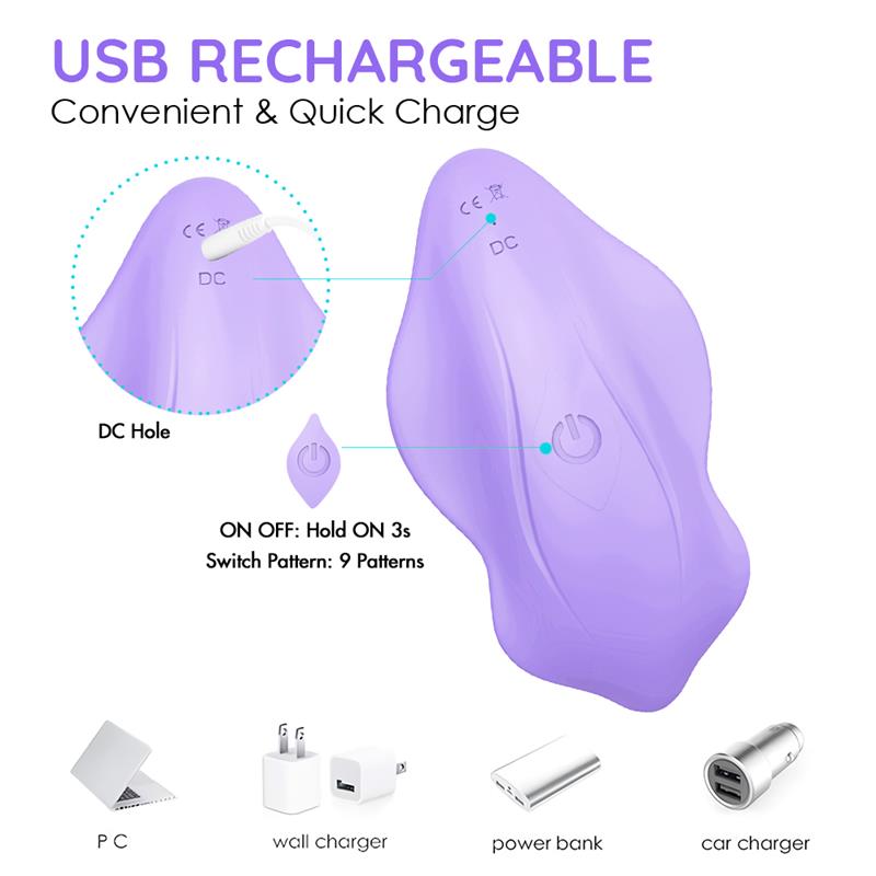 Vibrador para la Braguita con Control Remoto