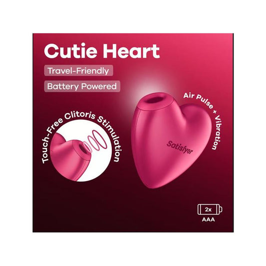 Cutie Heart Succionador de Clitoris Battery Series