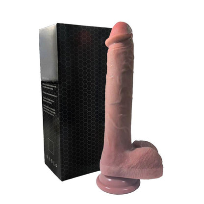 Dildo con vibracion Thrusting y Calor 28 cm